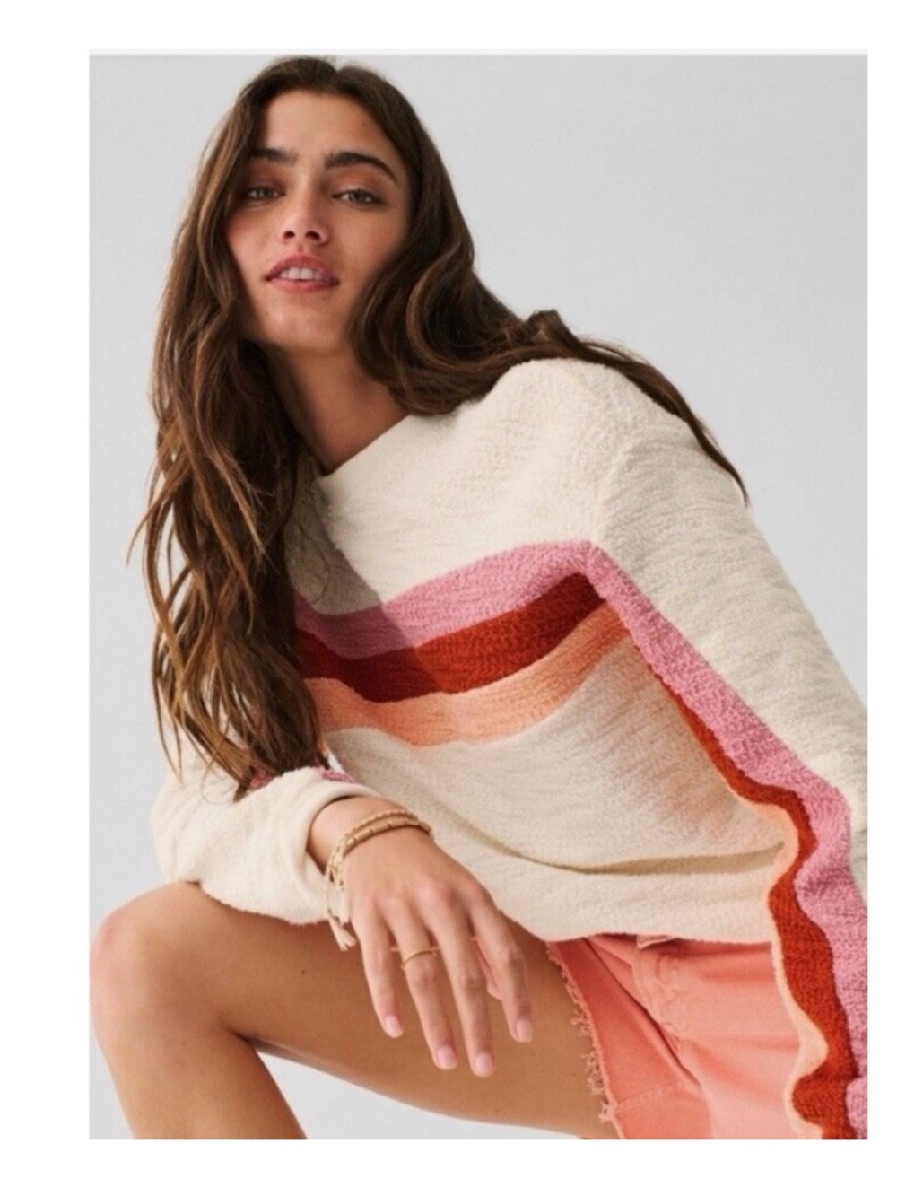 Faherty Vista Striped Pullover